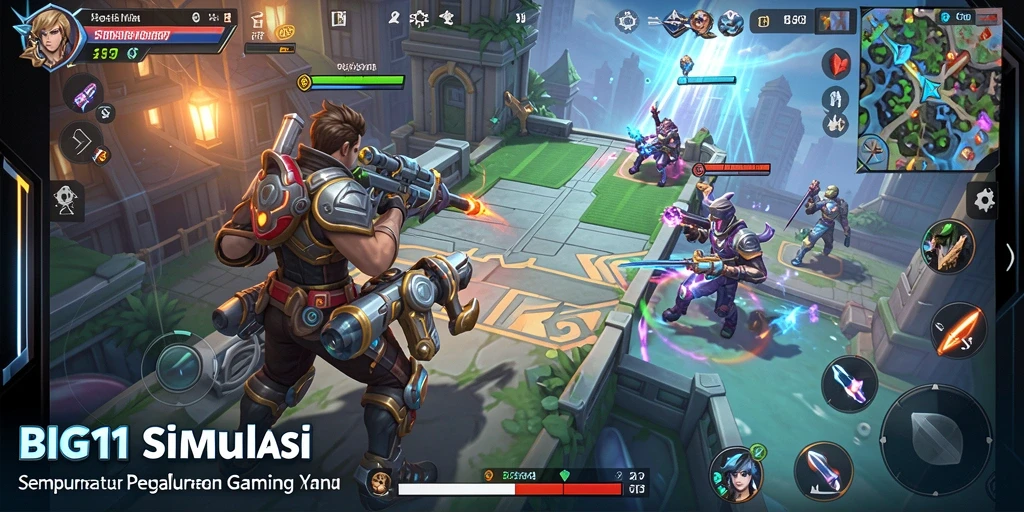 Gameplay BIG11 yang menunjukkan simulasi interaktif dan seru.