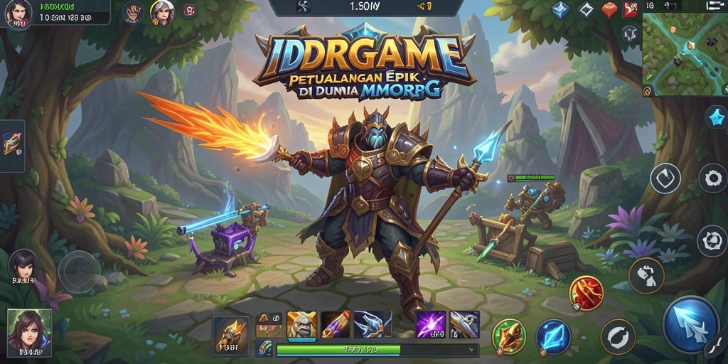 Tampilan gameplay epik dalam IDRGAME yang mendebarkan.
