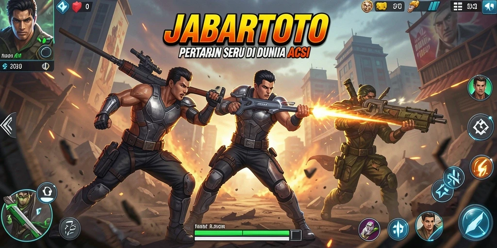Screenshot menampilkan pertarungan intens di JABARTOTO dengan grafis yang memukau.