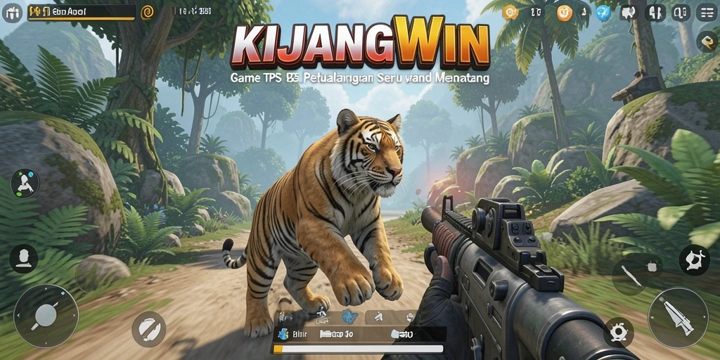 Tampilan gameplay TPS yang mendebarkan dari KIJANGWIN.