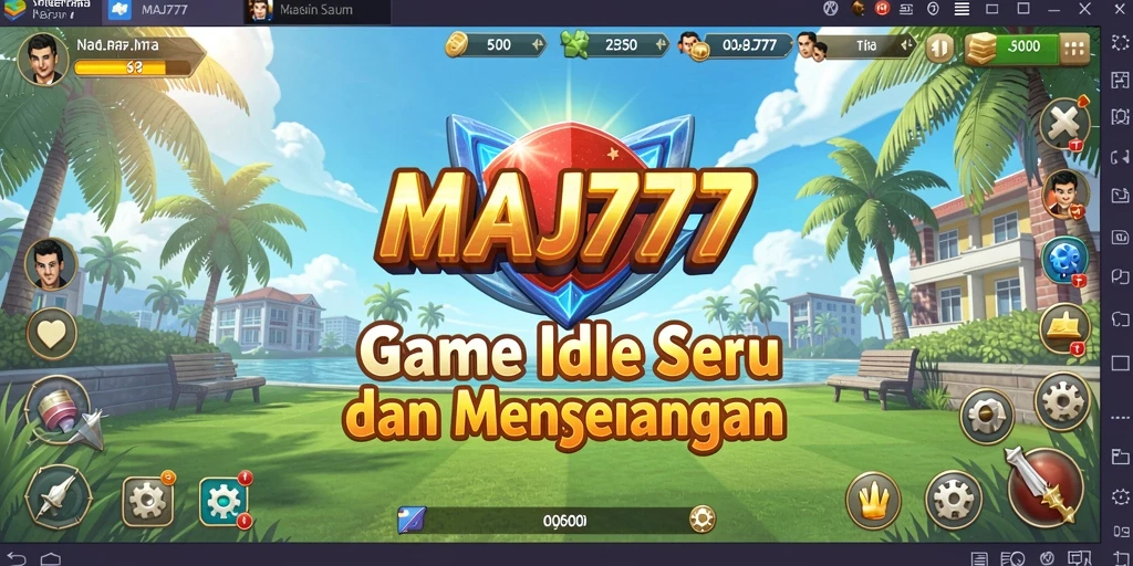 Tampilan gameplay menarik dari MAJ777 dengan suasana Idle yang menenangkan.