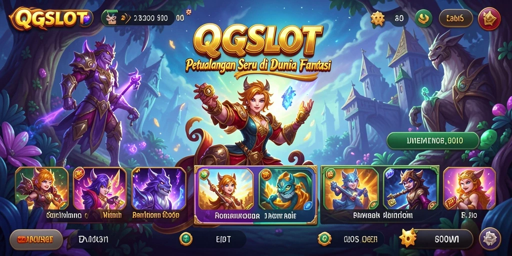 Tangkapan layar yang menampilkan aksi seru dalam gameplay ARPG QQSLOT.